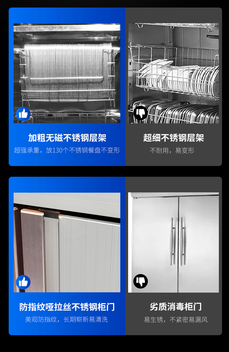 AG庄闲热风消毒柜与其他消毒柜对比2 AG庄闲热风消毒柜与其他消毒柜对比2