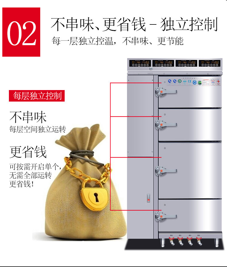 AG庄闲多门蒸柜不串味